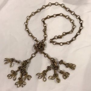 A unique find!  Large link bronze necklace